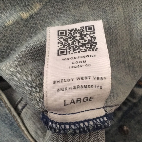 True Religion Jean Vest - EUC - Shelby Western - Picture 6 of 8